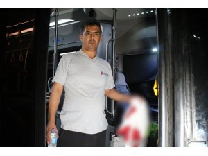 Antalya’da özel halk otobüsüne şoförüne levyeyle saldırı