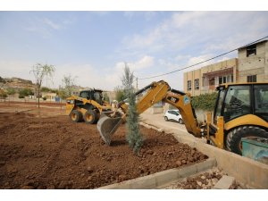 Eyyübiye’de park yapım çalışmaları sürüyor