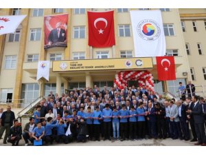 Çorum TOBB Mesleki ve Teknik Anadolu Lisesi’nin açılışını Hisarcıklıoğlu ve Arslan yaptı