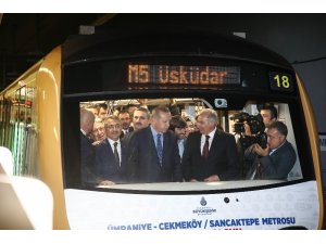 Üsküdar-Çekmeköy metro hattı ilk günde 179 bin 612 yolcu taşıdı