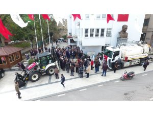 Sinop Belediyesinin yeni araçları tanıtıldı