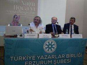 TYB Erzurum Şubesince Naim Hoca’yı anma paneli düzenledi