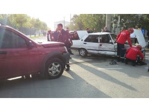 Balıkesir’de trafik kazası: 1 Yaralı