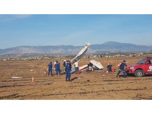 Antalya’da keşif uçağı düştü: 2 ölü (1)