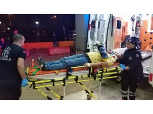 Samsun’da otomobil şarampole yuvarlandı: 2 yaralı