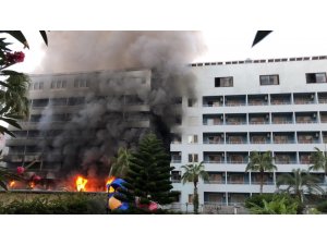 Alanya’da 4 yıldızlı otelde yangın paniği