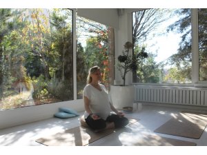 İkiz bekleyen yoga uzmanından “hamile yogası”