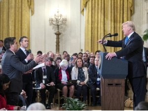 Trump ile tartışan muhabirin Beyaz Saray’a girişi yasaklandı