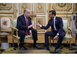 Trump, Macron ile tartıştı: "Biz güçlü bir Avrupa istiyoruz ama bu adil bir şekilde olmalı”