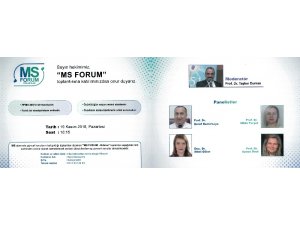Trakya Üniversitesi’nde İnteraktif “MS Forum” toplantısı