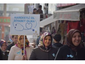 AK Parti İl Kadın Kolları’ndan diyabette farkındalık yürüyüşü
