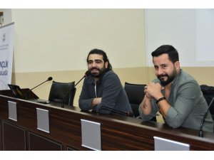 Karadenizli şarkıcı Selçuk Balcı, OMÜ’lü gençlerle söyleşti