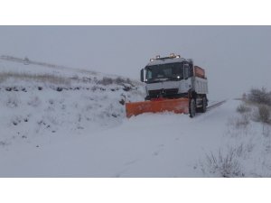 Gümüşhane’de 80 köy yolu kar nedeniyle ulaşıma kapalı