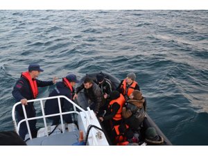 Saroz’da göçmen faciasını Sahil Güvenlik önledi