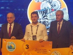 TÜBİTAK Proje Yarışması’nda Türkiye finaline Zonguldaklı Ahmet Burak kaldı