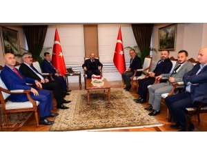 Trabzon Ticaret Borsası’ndan Vali Ustaoğlu’na ziyaret