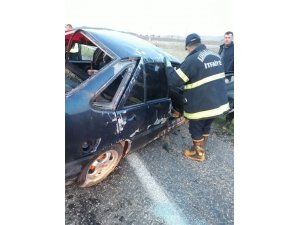 Nurdağı’nda kaza: 2 yaralı