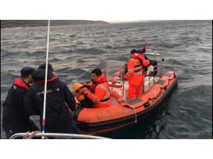 10 göçmen kurtarıldı
