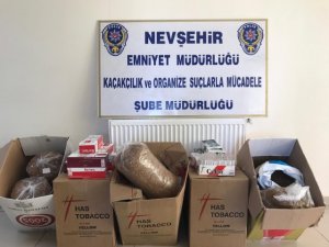 Nevşehir’de 30 bin 600 gram kaçak tütün ele geçirildi