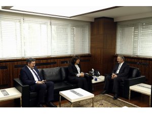 Sağlık Bakan Yardımcısı Prof. Dr. Meşe, Büyükşehir Belediyesini ziyaret etti