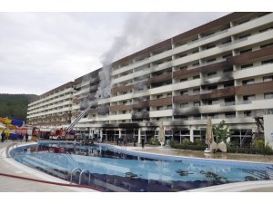 Hatay’daki termal otel yangını inceleniyor