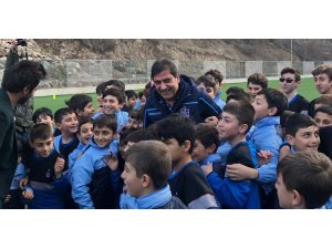 Ünal Karaman, Trabzonspor Futbol Okulu açılışına katıldı