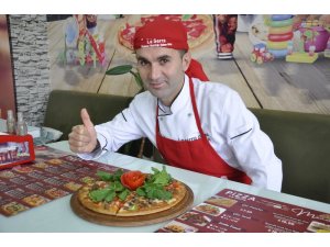 Diyarbakırlı pizzacı 22 yıllık hayalini gerçekleştirdi
