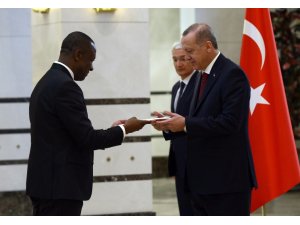 Cumhurbaşkanı Erdoğan, Kamerun Büyükelçisini kabul etti