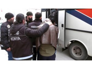 Konya’da uyuşturucu operasyonu: 6 gözaltı
