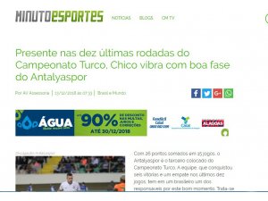 Chico, Brezilya basınına Antalyaspor’u anlattı