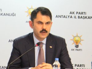 Çevre ve Şehircilik Bakanı Murat Kurum: