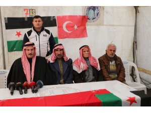 Suriyeli Abraz aşiretinden sınır ötesi operasyona destek