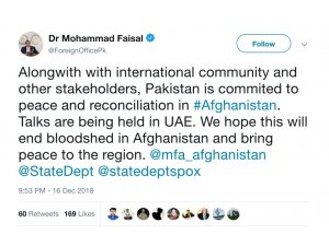 Taliban ve ABD’li yetkililer Birleşik Arap Emirlikleri’nde görüşecek