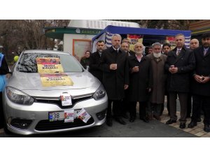 Kayserili hayırsever otomobilini Yemen’e bağışladı