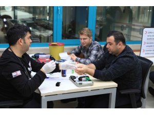 Ulaşım AŞ personelinden Türk Kızılayı’na kan bağışı