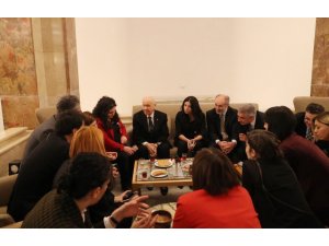 MHP Genel Başkanı Bahçeli gazetecilerle bir araya geldi