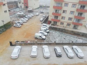 Mardin’de kar yağışı etkili oldu