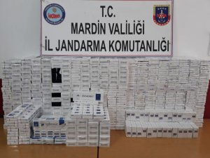 Mardin’de 4 bin 70 paket sigara ele geçirildi