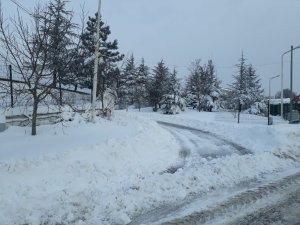Kırklareli’nde kar yağışı