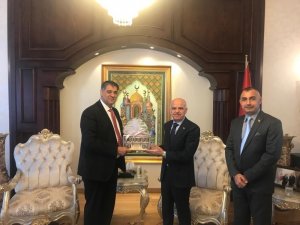 Rektör Polat, 4 ülkenin Ankara büyükelçilerini ziyaret etti