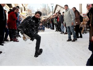 Kelkit Vadisi’nde ilk kar festivali düzenlendi