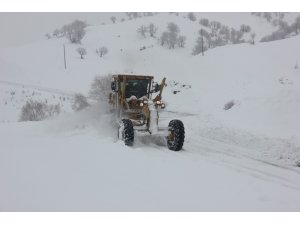 Bingöl’de 39 köy yolu kar nedeniyle kapandı