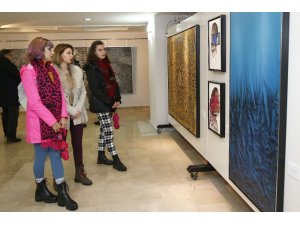 "3 Erbil 3 Bakış" sergisi ziyaretçilerin beğenisine sunuldu