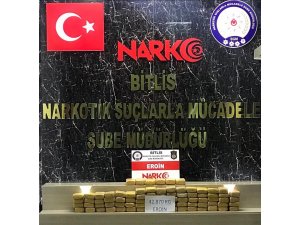 Bitlis’te 3 milyon değerinde eroin ele geçirildi