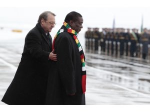 Zimbabve Devlet Başkanı Mnangagwa Rusya’da