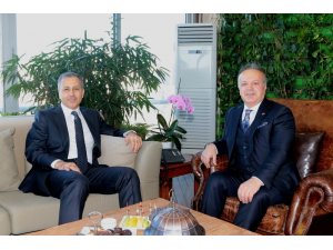 İstanbul Valisi Ali Yerlikaya TİM Başkanı İsmail Gülle’yi ziyaret etti