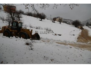 Tunceli’de karla mücadele