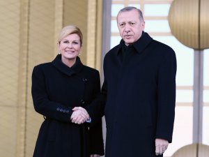 Cumhurbaşkanı Erdoğan, Kitaroviç’i resmi tören ile karşıladı