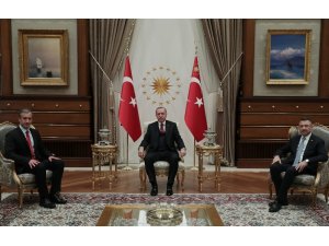 Cumhurbaşkanı Erdoğan, Venezuela Devlet Başkan Yardımcısı El Aissami ile bir araya geldi