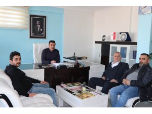 MHP Göreme Belediye Başkan adayı Ömer Eren Kapadokya Gazeteciler Cemiyetini ziyaret etti